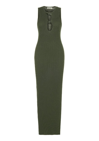 N24yd2368 Nocturne Elbise Haki