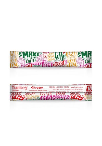T-Pack Tek Kullanımlık Stick Şeker 1 KG