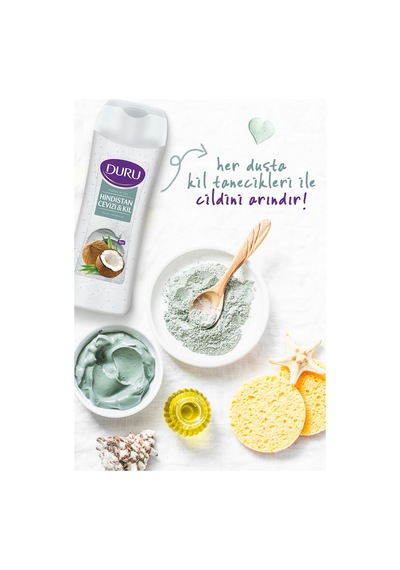 Mineral Action Hindistan Cevizi&kil Duş Jeli 3x450ml Diğer