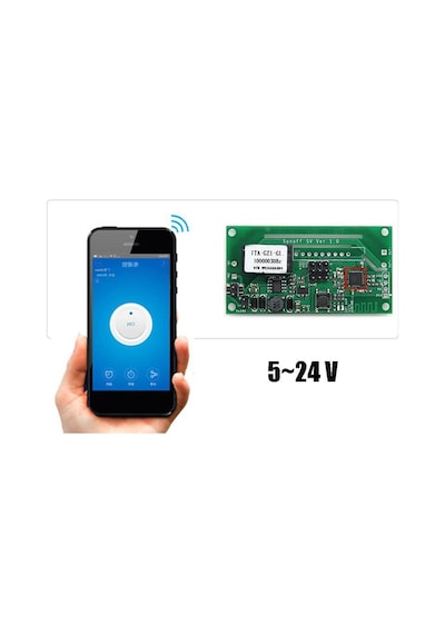 Sonoff SV 5V-24V Güvenli Voltaj Wi-Fi Kablosuz Akıllı Ev Anahtarı