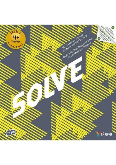 Solve (4+ Yaş) IQ Dikkat Ve Yetenek Geliştiren Kitaplar Serisi