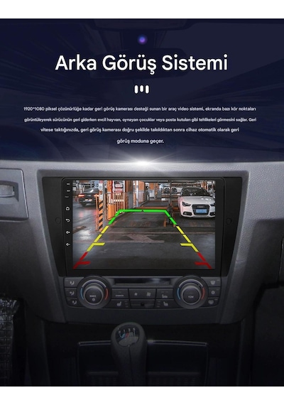 Otolas Bmw E90 Için 9 Inç Carplay Navigasyon - Başlangıç Paketi 1+16gb Gps Kamera - 2006 2007 2008 2009 2010 2011 2012 9"