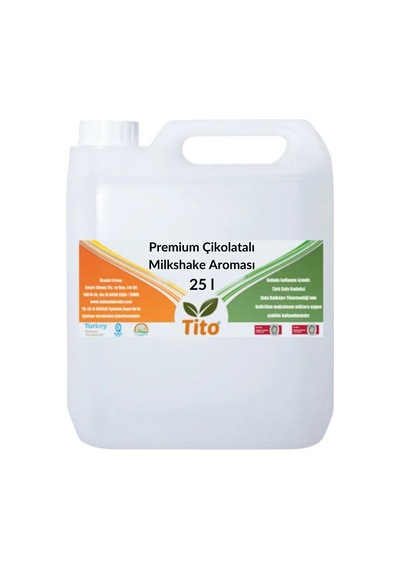 Premium Çikolatalı Milkshake Aroması 25 Litre