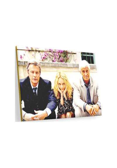 Cakasepetim Jean Paul Belmondo Alain Delon Ve Vanessa Paradis Ahşap Mdf Tablo