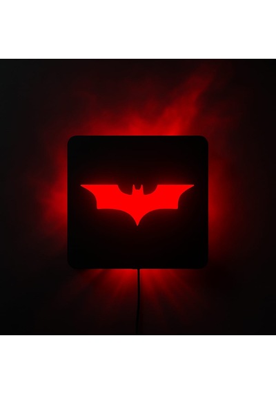 Laaysa 3d Design Batman Rgb Led Yansıtma Duvar Aydınlatması RGB