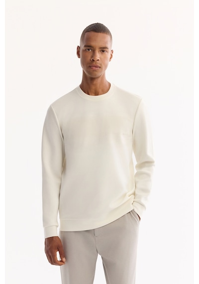 Avva Erkek Siyah Bisiklet Yaka Pamuklu Bi-stretch Baskılı Regular Fit Sweatshirt A52y1215 Ekru Avva Erkek Siyah Bisiklet Yaka Pamuklu Bi-stretch Baskılı Regular Fit Sweatshirt A52y1215 Ekru