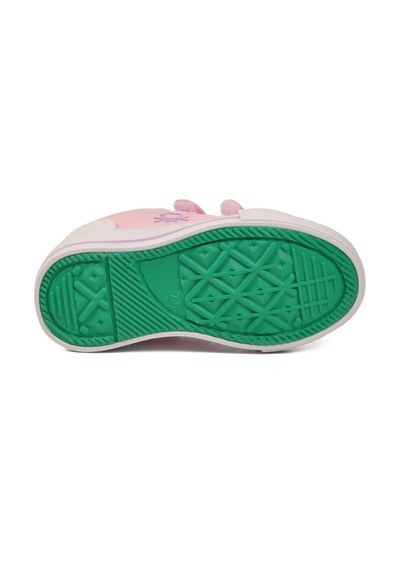 United Colors of Benetton Keten Cırtlı Hafif Bebek İlk Adım Ayakkabı Bnı-30970 B Pembe