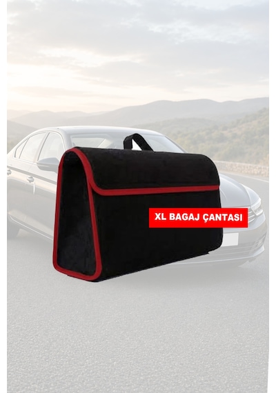 Volkswagen Tayron Uyumlu Koltuk Yastığı Siyah Renk Bagaj Çantası Lüks Model
