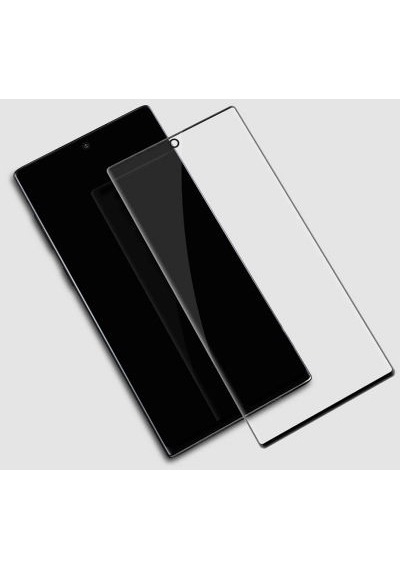 Samsung Galaxy Note 10 Plus İle Uyumlu Şeffaf Esnek Kavisli Ekranı Tam Kaplayan Pet Ekran Koruyucu