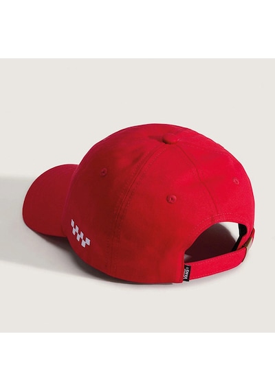 Vans Check Side Curved Bill Jockey Unisex Şapka Vn000qa6ızq1 Kırmızı