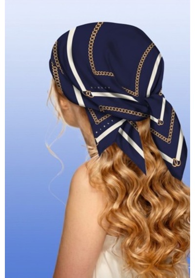 Sisley Flora Bandana/fular -2019-47 47 Lacivert