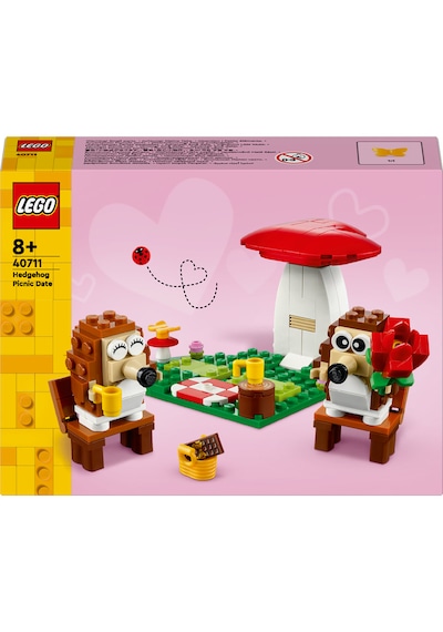 LEGO® Kirpi Pikniği 40711 – 8 Yaş ve Üzeri Çocuklar İçin Mantar Modeliive Hayvan Figürü İçeren Oyuncak Yapım Seti (166 Parça)