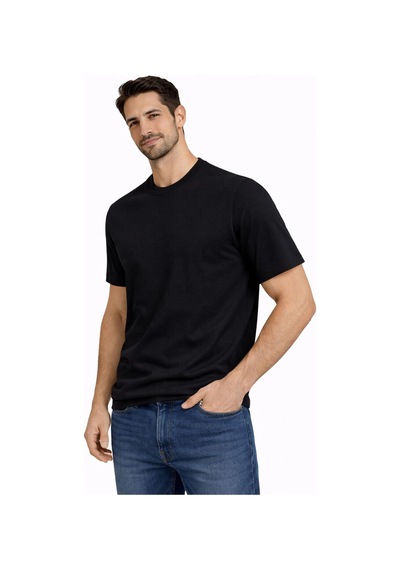 Classics Men Bordoo Basic Bisiklet Yaka Kısa Kol Erkek Tişört 7624 Siyah
