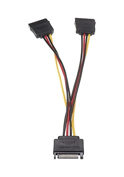 4426 Sata 15 Pin Dişi Erkek 2 Port Çoklayıcı Kablo Splitter Hdd Bağlantı Kablosu Diğer