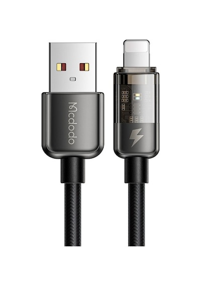 Mcdodo Ca-3140 Lightning Led Işıklı Power Off 3a Hızlı Data Şarj Kablosu Mcdodo Ca-3140 Lightning Led Işıklı Power Off 3a Hızlı Data Şarj Kablosu
