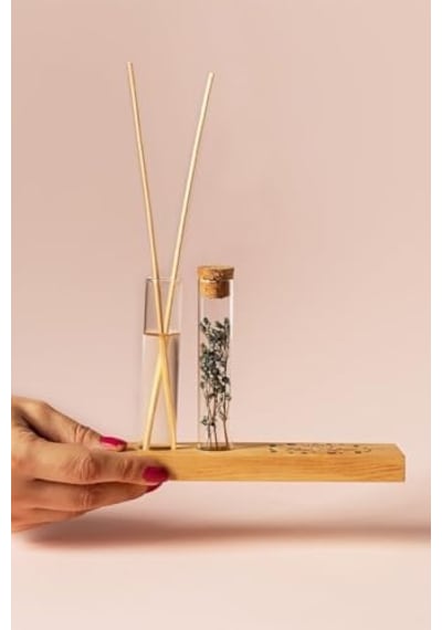 Yılbaşı Tasarımlı Dekoratif Set - Bambu Oda Kokusu Şişesi Abundance Prosperity