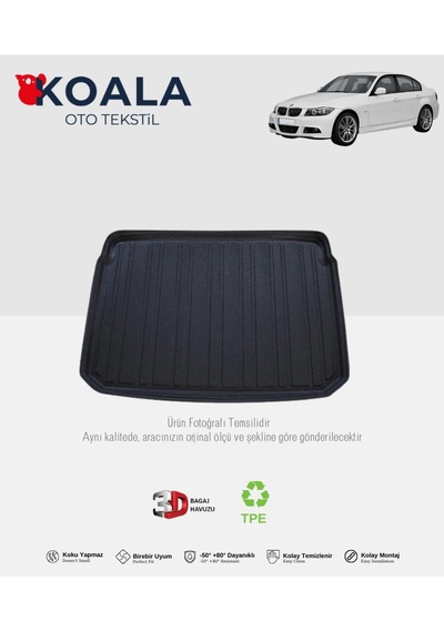 Bmw 3 Serisi E90 2005-2011 3d Bagaj Havuzu