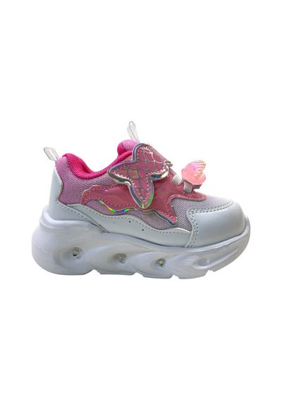 Cool Arıa Kız Bebek Işıklı Rahat Sneaker Pudra