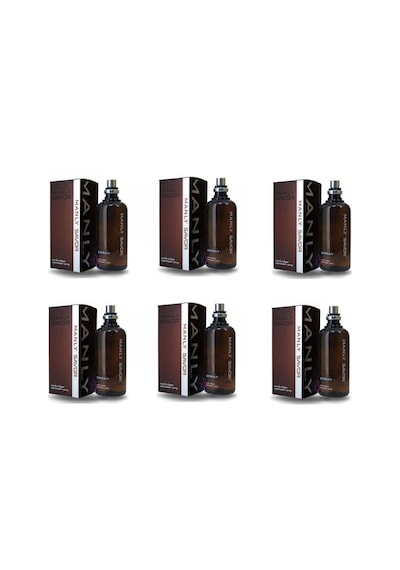 Manly Savor Kahve Erkek Parfüm EDC 125 ML x 6
