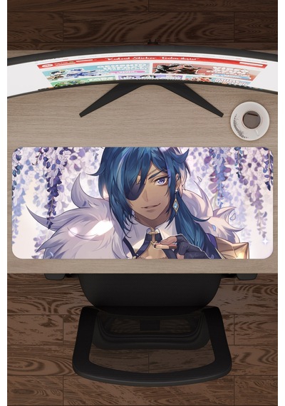Kaeya Genshin Impact Anime Oyuncu V3 - 70x30 Xl Gaming Mouse Pad Fare Altlığı