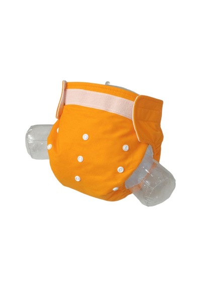 Baby Ybb Yıkanabilir Bebek Bezi Cepli Turuncu Renk Cırt Cırtlı 8kg-18kg Standart