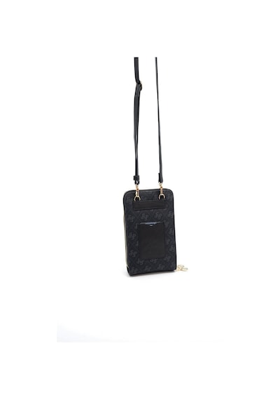 Silver Polo Sp1011 Kadın Telefon Çantası Monogram Siyah-siyah