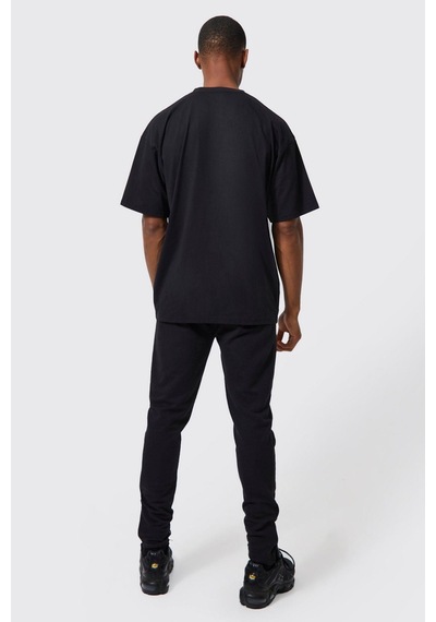 2'li Man Yazı Süprem T-shirt - Siyah Beyaz Baskılı Oversize Bisiklet Yaka Kısa Kol Tişört Siyah Beyaz 2'li Man Yazı Süprem T-shirt - Siyah Beyaz Baskılı Oversize Bisiklet Yaka Kısa Kol Tişört Siyah Beyaz