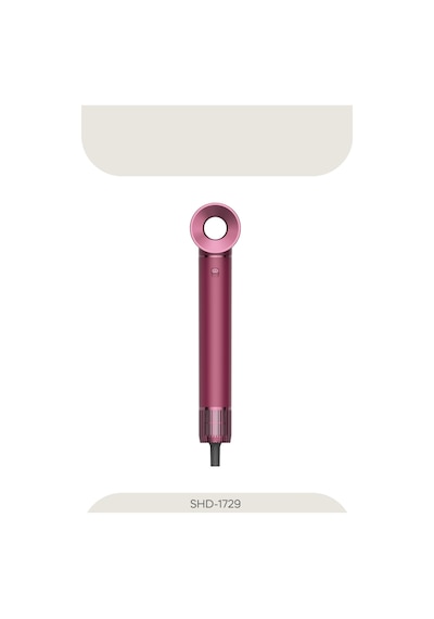 Pro Compact Uzun Multi-styler Hava Üfleme 5in1 Saç Şekillendirici Bldc Shd-1729 Royal Gilded Red Bordo