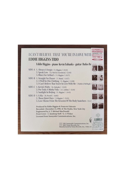 Eddie Higgins With Kevin Eubanks, Rufus Reid I Can't Believe That You're In Love With Me