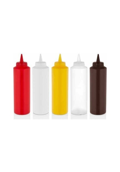 Gastroplast Kahverengi Sos Şişesi 750 Ml 12 Adet Gümüş