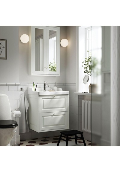 Banyo Duvar Dolabı, Beyaz, 60x15x95 Cm, 2 Ayna Kapaklı Çok Renkli Banyo Duvar Dolabı, Beyaz, 60x15x95 Cm, 2 Ayna Kapaklı Çok Renkli