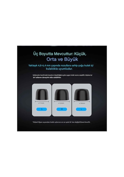 Kz Ft01 Memory Foam Kulaklık Ucu 3 Boy