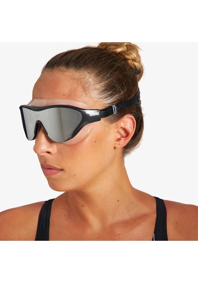 Arena The One Mask Unisex Aynalı Gri Antrenman Gözlüğü - 004308 Gri