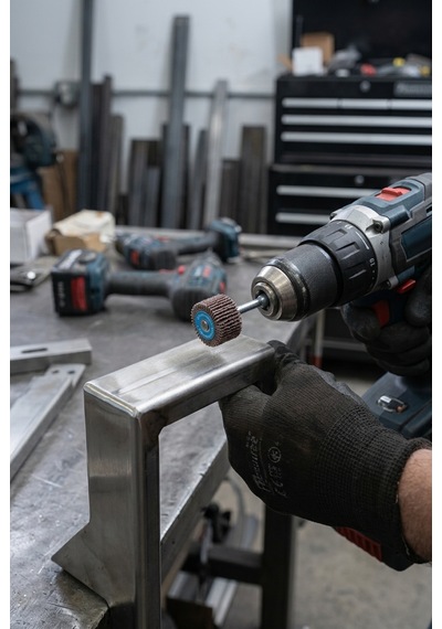30x20 Zımpara + 30x30 Mm Skoç Seti 2 Adet Matkap Ucu Temizleme Ve Parlatma Mopu