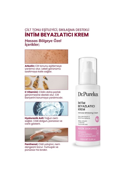 Cilt Tonu Eşitleyici, Sıkılaşma Destekli, Kararma&leke Karşıtı, Arbutin+c Vitamini Beyazlatıcı Krem