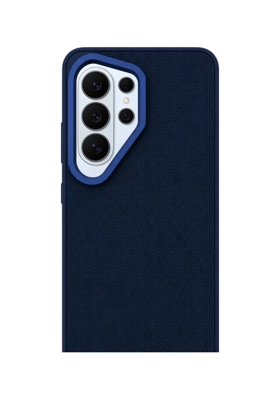 Premium Fabric Cover Midnight Navy Galaxy S24 Ultra Lacivert
