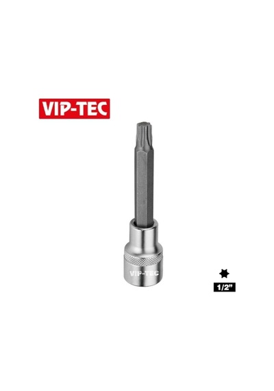 Vıp-tec 1/2 T50 Lokmalı Torx Uç Uzun