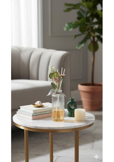 Cam Vazoda Çiçekli Oda Kokusu Seti 23 Cm Çubuklu Oda Kokusu White Jasmine - Micro