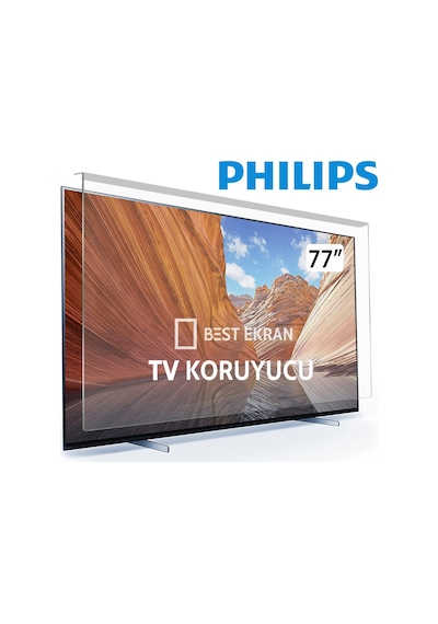 Philips Uyumlu 77oled937 Tv Ekran Koruyucu - 77" İnç