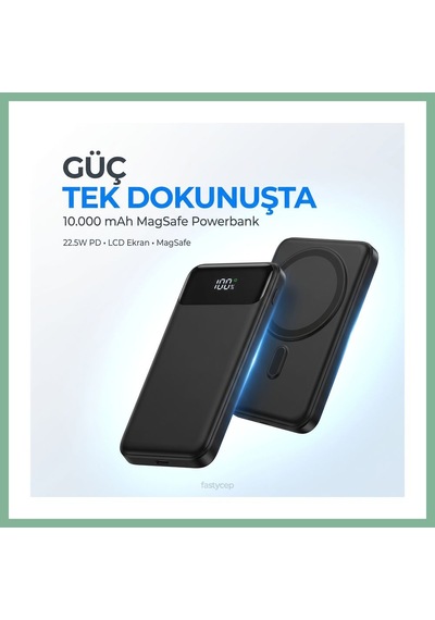 Bşkvirgo Snapron -3010 10000 Mah 22.5w Pd Hızlı Şarj Powerbank Bsk2026 Çok Renkli