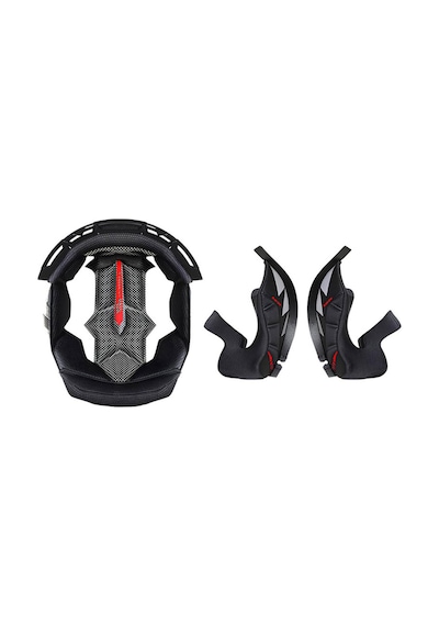 Ls2 Thunder İç Ped Tek Renk 2xl Siyah 1