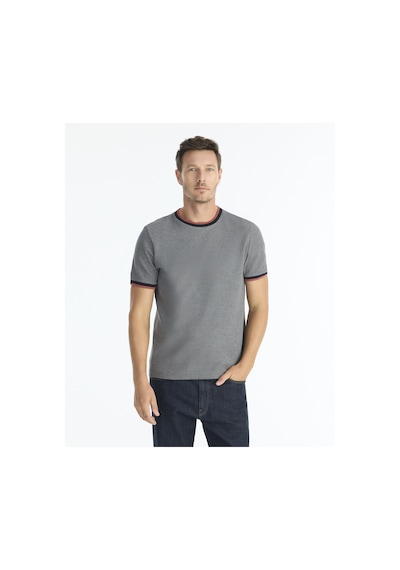 Yargıcı Regular Bisiklet Yaka Kısa Kol T-shirt 25kets9002x 005 Gri