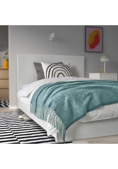 Ikea Klıppoxel Polar Koltuk Örtüsü Tek Kişilik 130 X 170 Cm Turkuaz