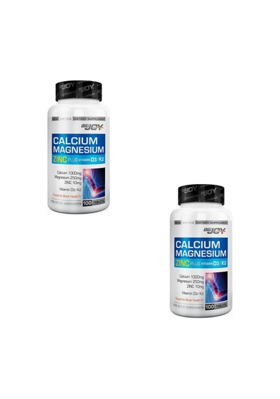 Bigjoy Vitamins Calcium Magnesium Zinc Plus 100 Tablets 2X Adet
