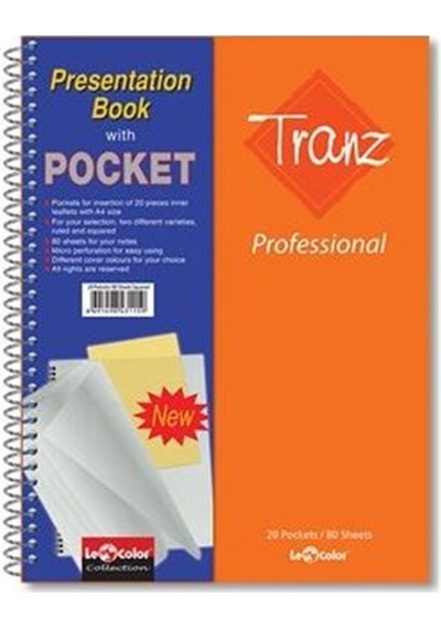 A4 Defter Kareli Dosyalı 160 Syf Turuncu