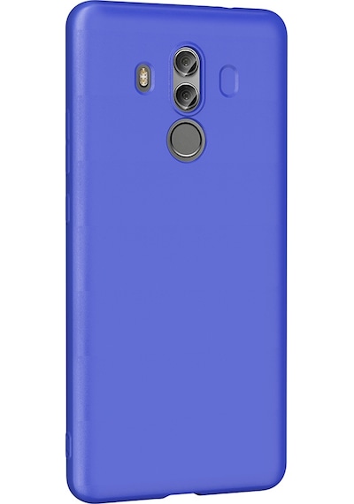 Huawei Mate 10 Pro Kılıf Zore Premier Silikon Kapak Saks Mavi