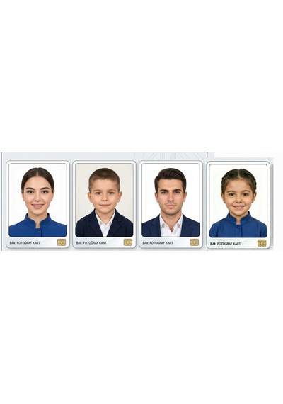 Biyometrik Vesikalık Fotoğraf 12 Adet
