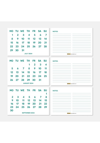 2027 Takvimi, 2027 Masa Takvimi Yeşil Renk, 2027 Calendar, 2027 Desk Calendar Green Color