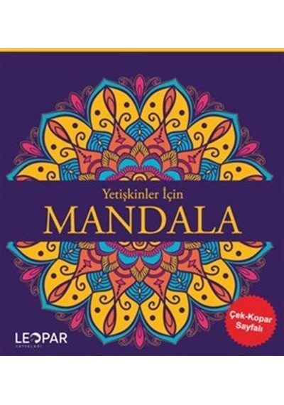 Yetişkinler İçin Mandala Mor