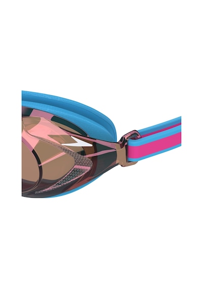 Speedo Vanquisher 3.0 Mirror Yüzme Gözlüğü Gençler İçin Üniseks, Picton Blue/vermillion/gold Mirror, Tek Beden Açık Gri
